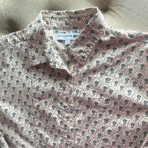 Ines de la Fressange x Uniqlo Paris Floral Tunic Button-Up • Size M